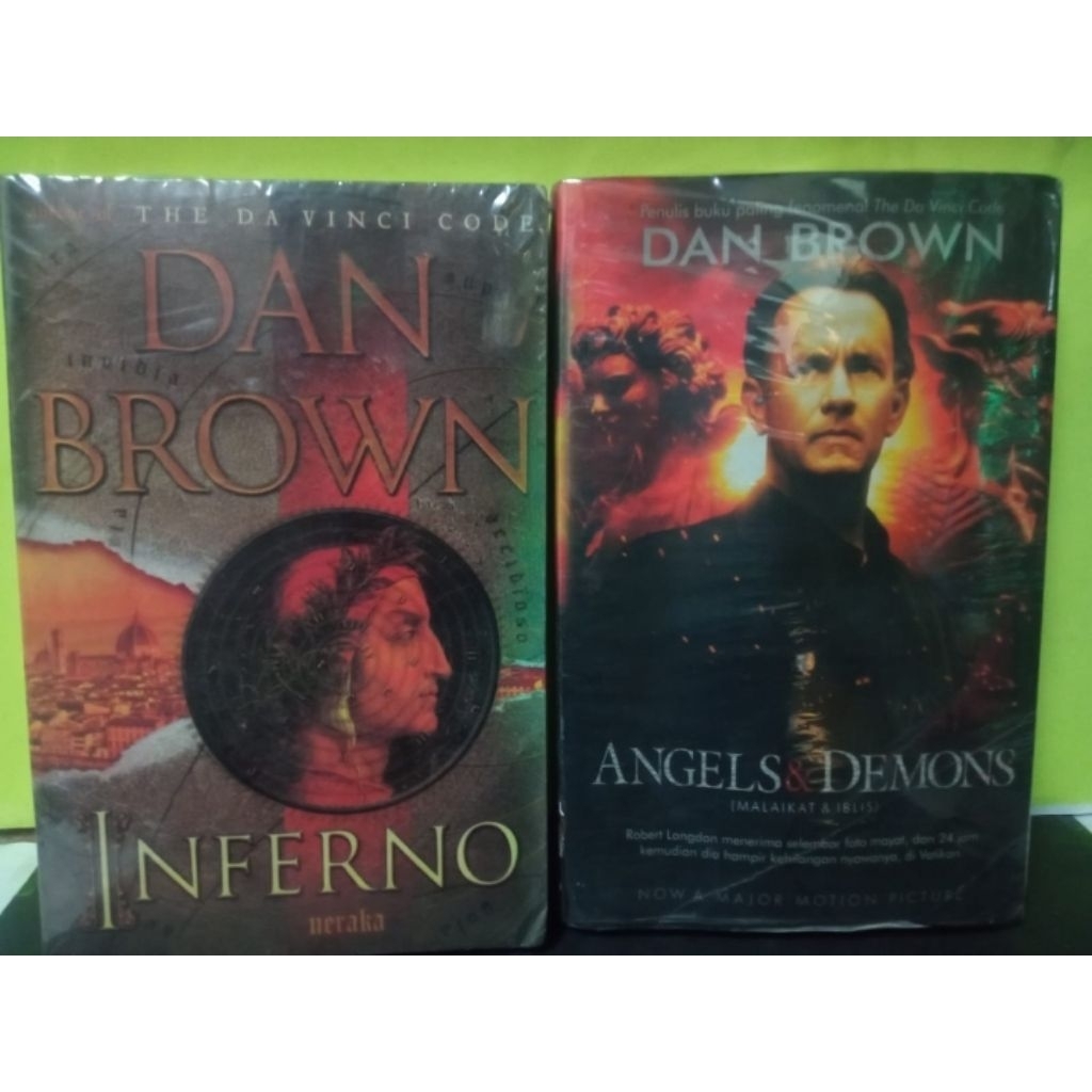 Novel Karya Dan Brown. Seri The Da Vinci Code. Preloved.