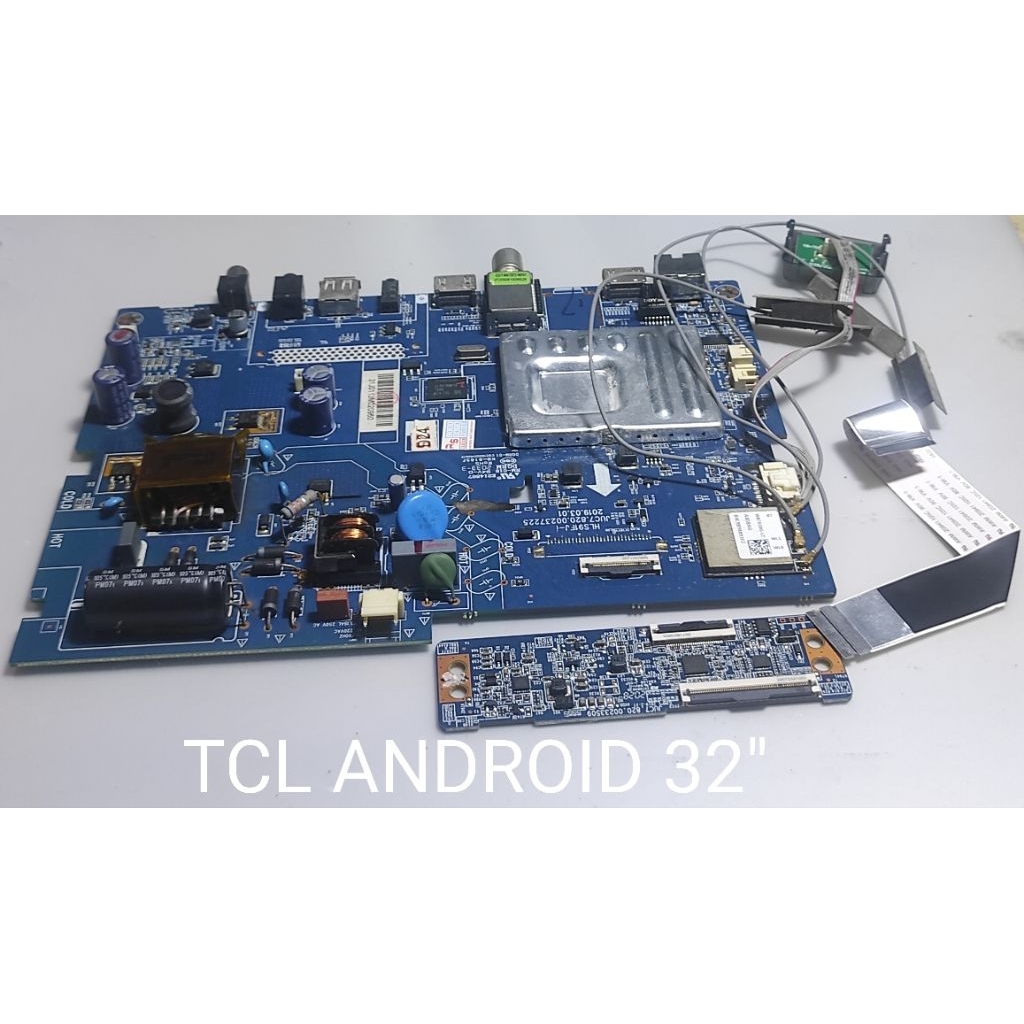 MAINBOARD TV TCL ANDROID 32 INCHI LENGKAP