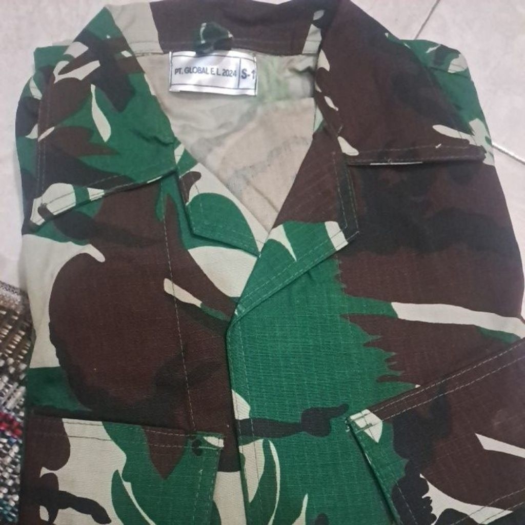 PAKAIAN PDL DORENG .BAJU PDL DORENG ORI JATAH TNI 2024