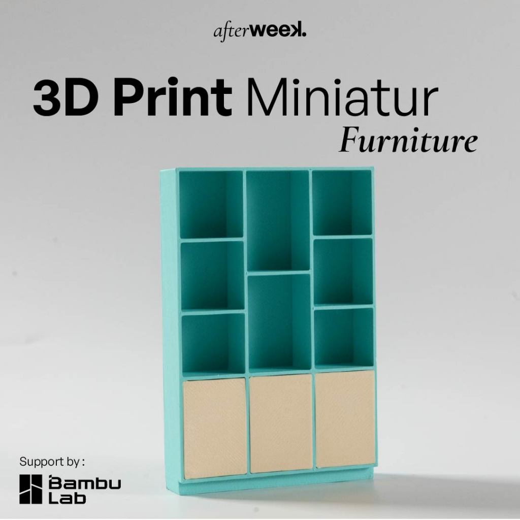 3D Print Miniatur | 3D Print Maket | Print Miniatur Furniture | 3D Print Diorama