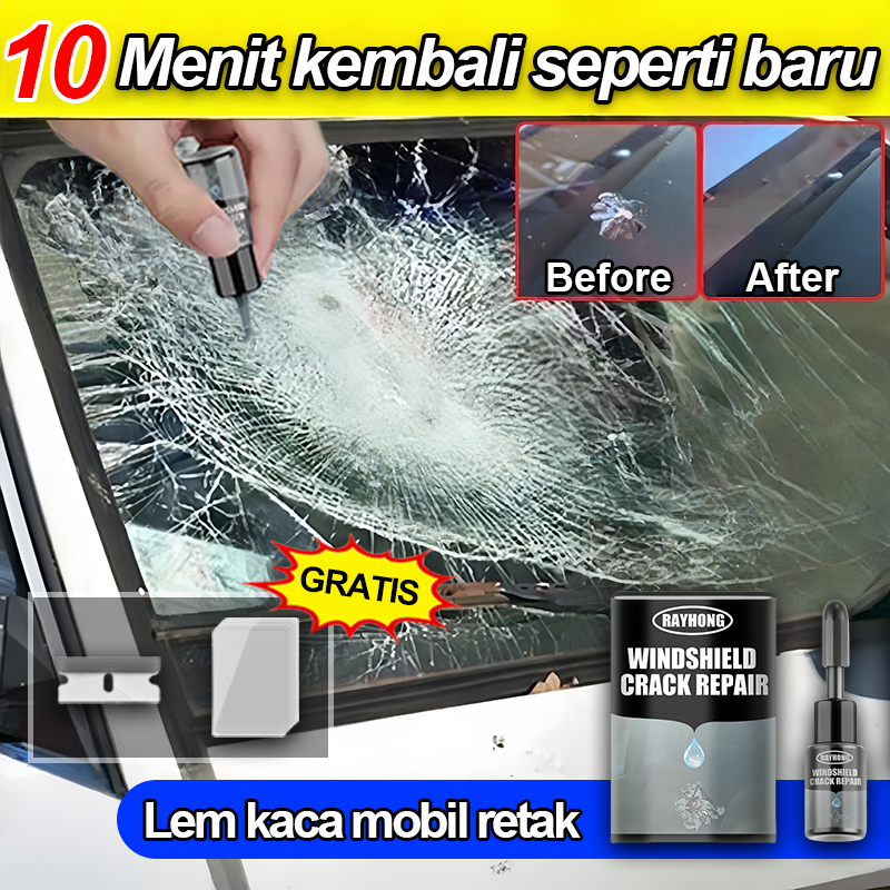 Lem kaca mobil retak tanpa bekas lem kaca aquarium bening super kuat lem lcd layar hp
