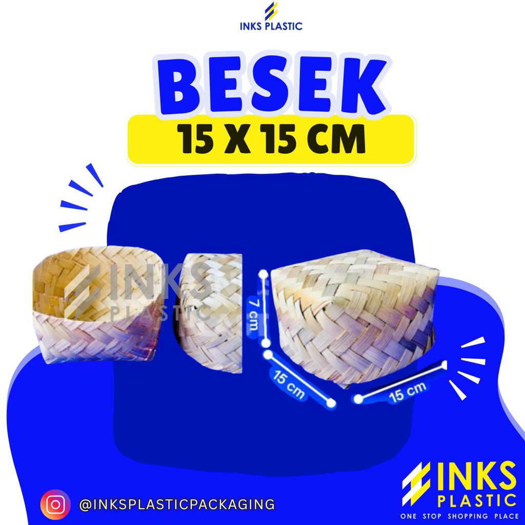 BESEK BAMBU 15x15