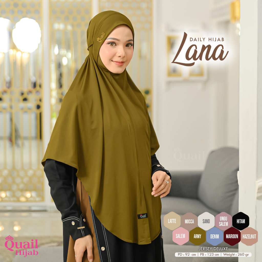 Quail Hijab - LANA HIJAB DAGU TALI SIZE L ORI QUAIL | HIJAB DAGU MALAYSIA TALI | ORIGINAL QUAIL HIJA
