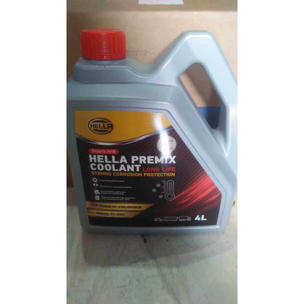 Hella Air Radiator Coolant  Merah 4 Liter Cairan Pendingin Mobil Motor