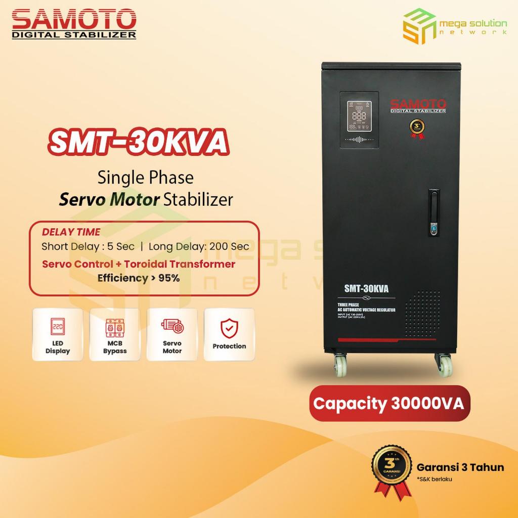 SAMOTO Stabilizer 30.000VA Stavolt Single Phase Stavolt SMT30KVA Stabiliser SMT