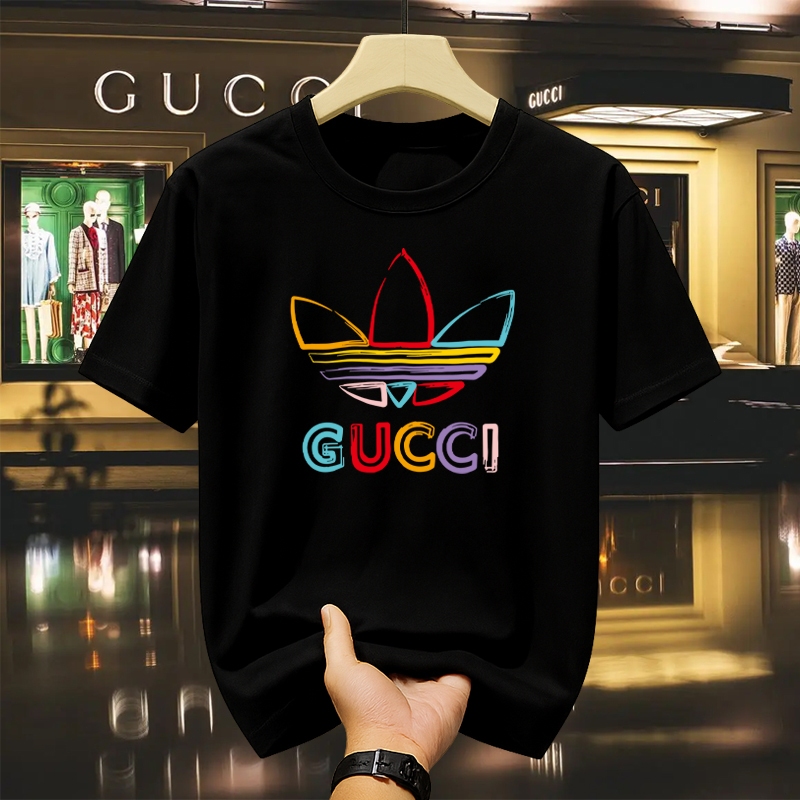 Gucci Kaos Fashion Premium T-shirt Cotton Original Desain Eksklusif Nyaman Dipakai