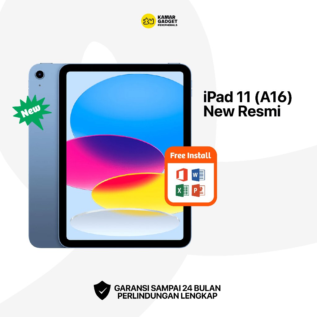 iPad 11 (A16) New Resmi - Apple iPad 11 inch - Tablet Apple Bergaransi