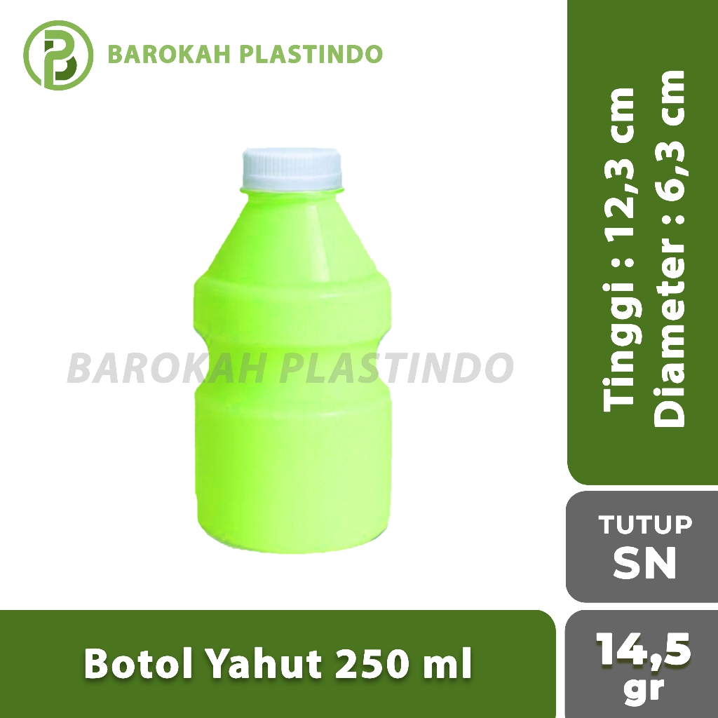 Botol Yahut 250 ml / Botol Plastik 250 ml / Botol Unik 250 ml / Botol Yakult