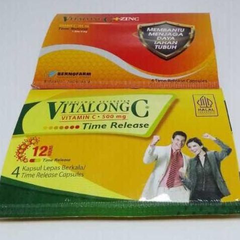 vitalong c kapsul | vitalong c + zink kapsul strip isi 4
