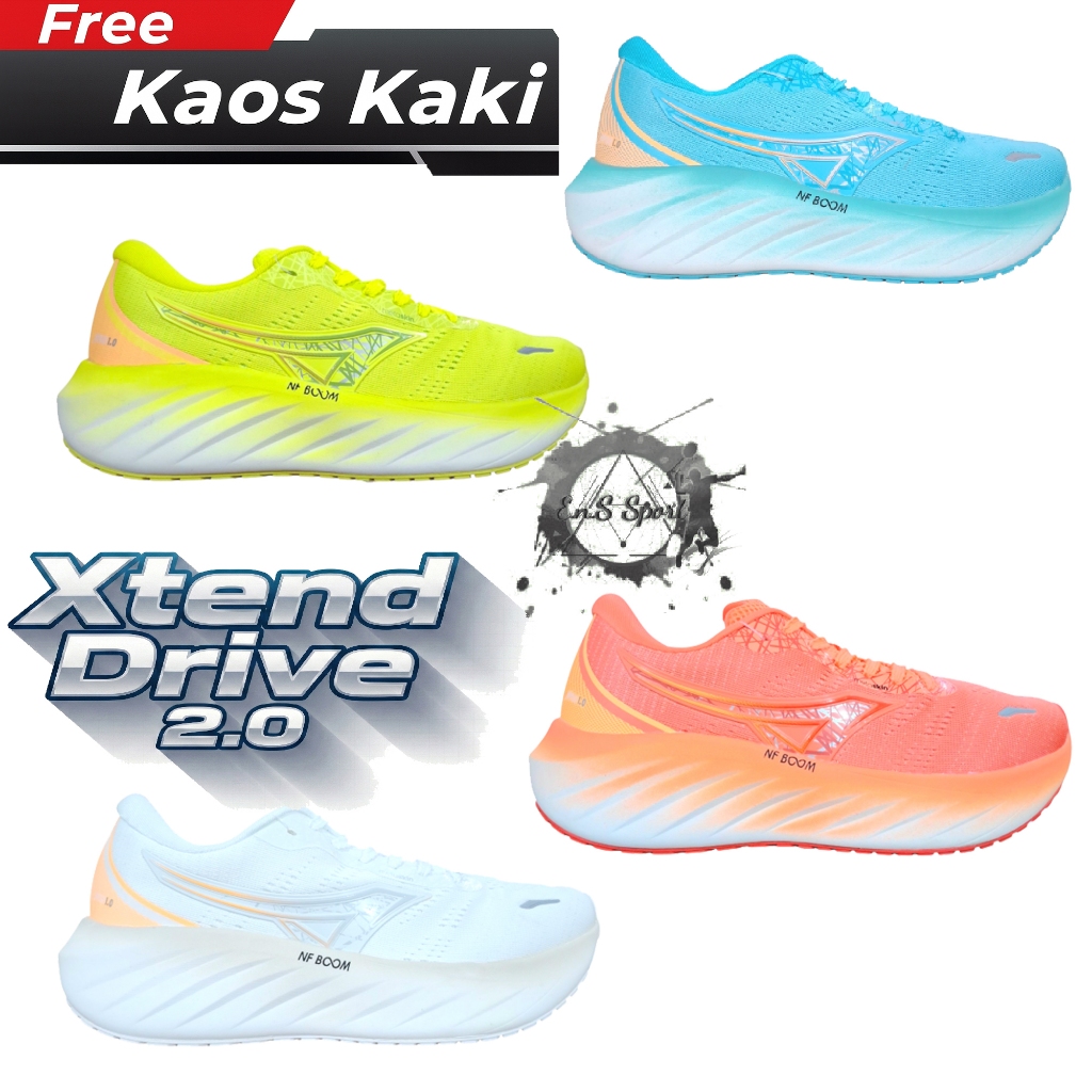 Sepatu Lari Joging Ardiles Drive Xtend 2 dan Nfinity Xtend Sepatu Running Daily run Ardiles Xtend