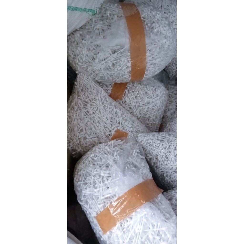 cotton bud besar untuk kerajinan ronce 1000gr/korek kuping besar untuk kerajinan 1000g