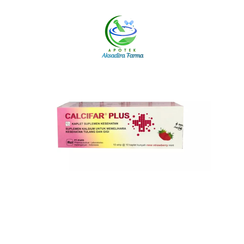 Calcifar Plus Suplemen Kalsium Perbox/strip