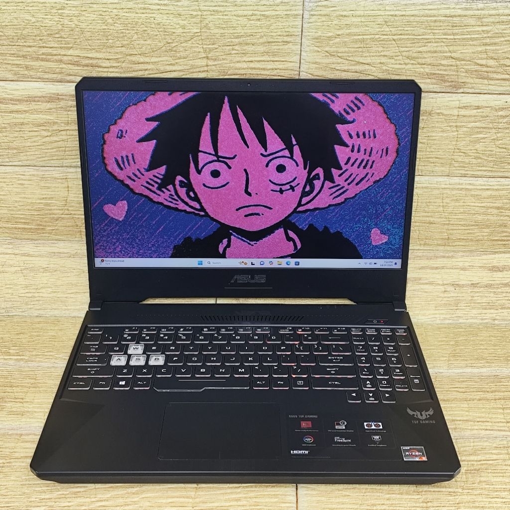 Laptop 2nd ASUS TUF GM FX505DY AMD Ryzen 5 3550H RAM 8GB SSD 512GB RX 560X