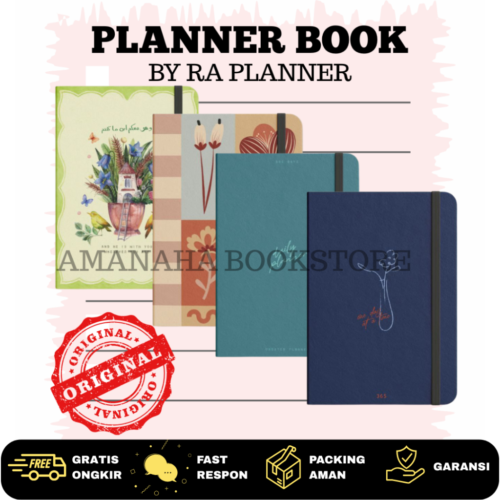 Original RA Planner - Planner Book 365 By RA Planner - Buku Agenda 365 Dari RA Planner