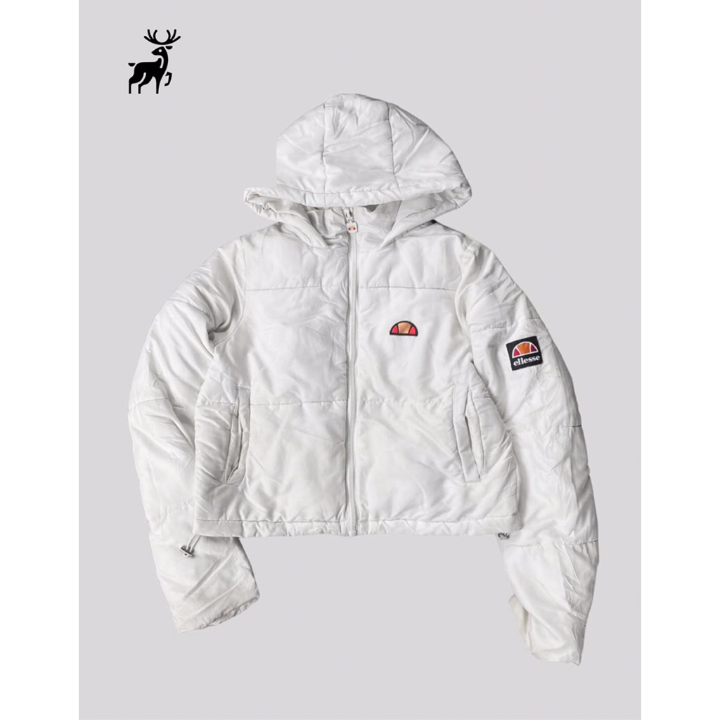 Jaket Puffer Ellese Big Logo Waterproof