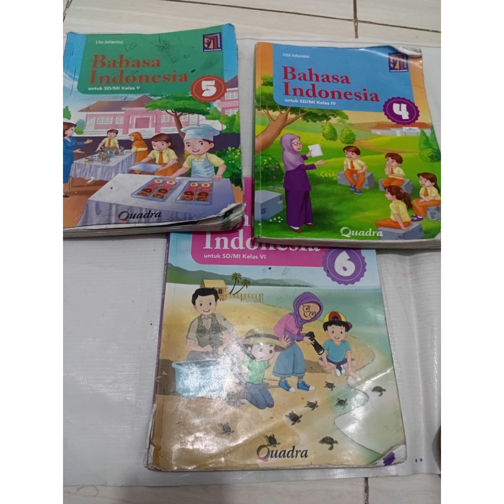 BAHASA INDONESIA QUADRA KURIKULUM MERDEKA KELAS 4, KELAS 5, DAN KELAS 6 SD