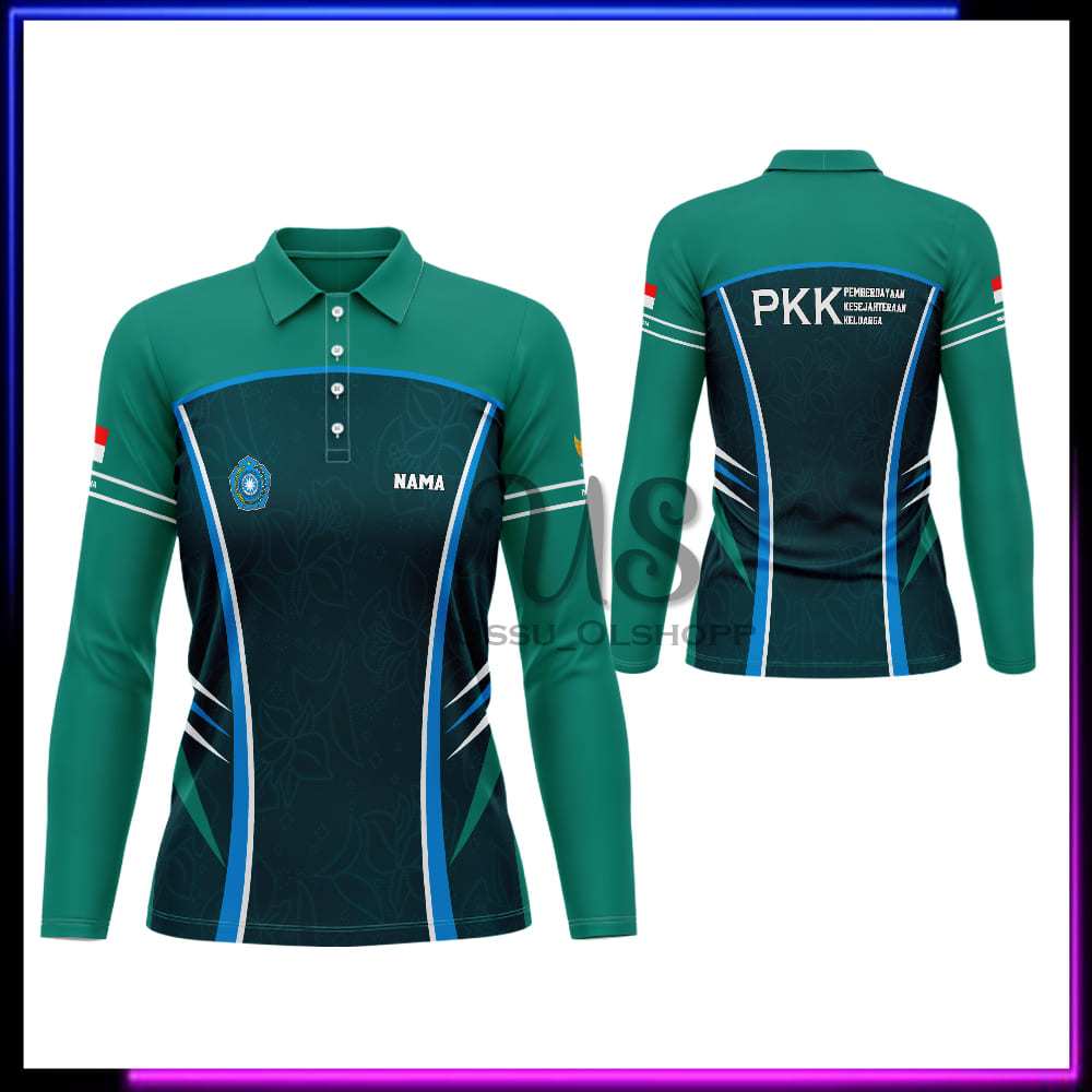 Batik PKK Seragam Batik PKK Nasional Pria Wanita Kaos Jersey PKK batik Nasional Bisa Pake Nama