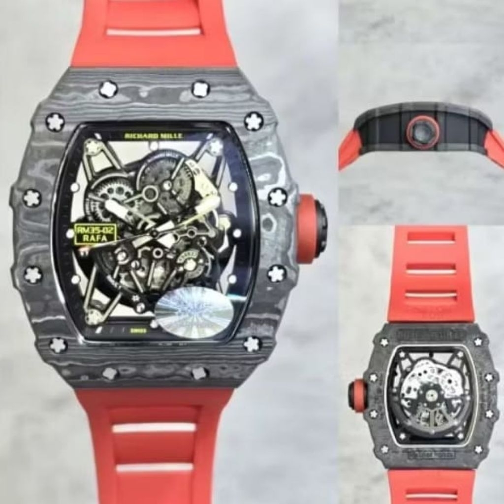 Jam Richard millRM 35-02 Carbon Rafa Autometic
