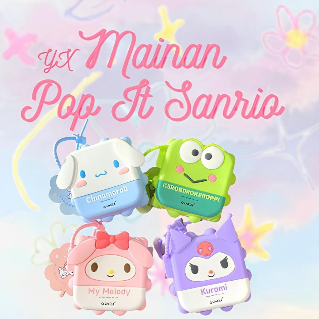 Mainan Pop It Sanrio Original