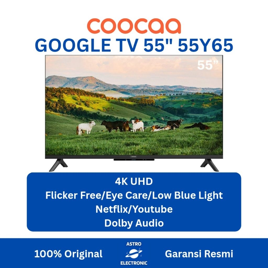 COOCAA 55Y65 4K GOOGLE TV 55 Inch