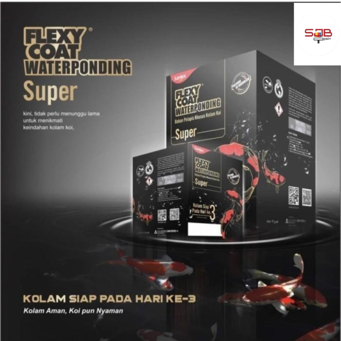 FLEXYCOAT WATERPONDING 10KG CAT ANTI BOCOR KOLAM KOI