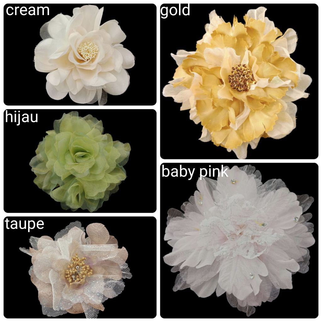 Bunga Korsase gaun, Korsase rambut/aksesoris hiasan gaun/rambut