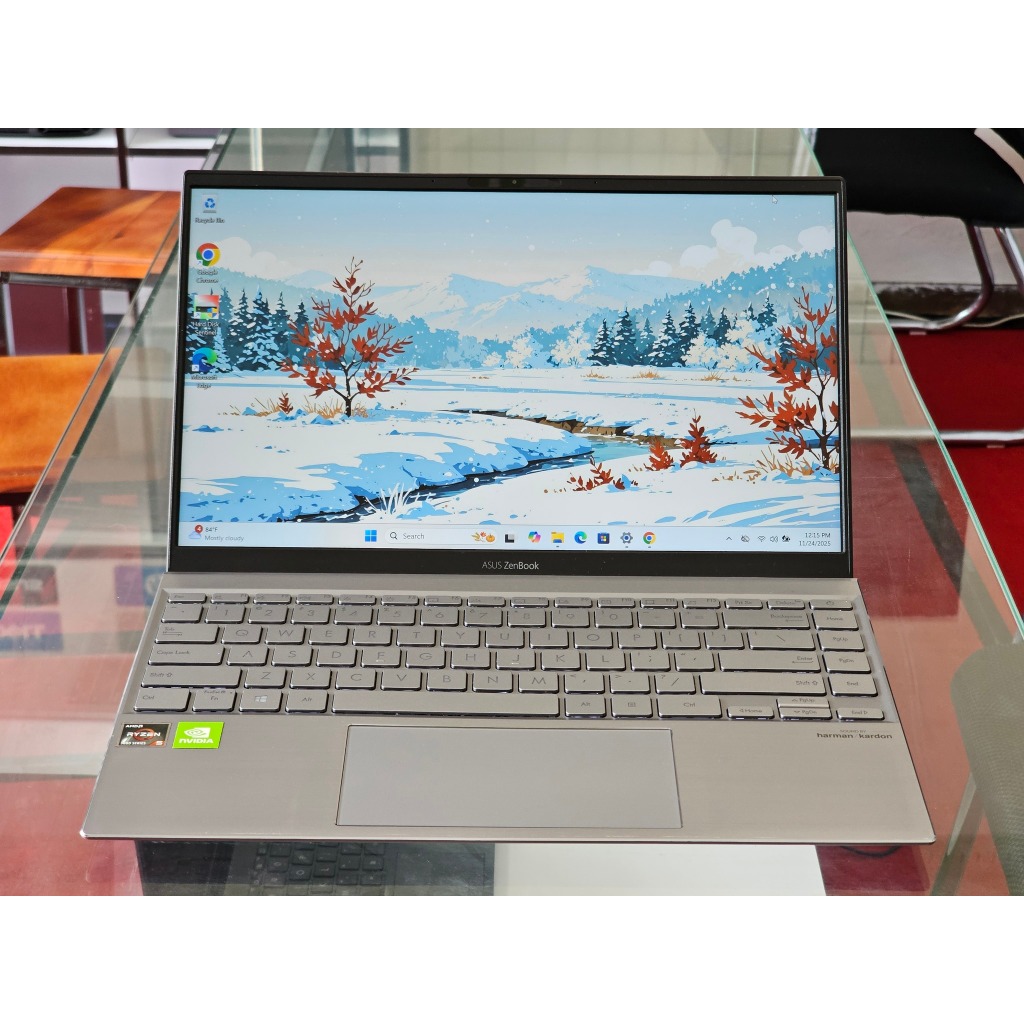 ASUS Zenbook 14 UX425UG AMD Ryzen 5 5000 Series Nvidia MX 450 Premium kencang ultratipis dan ringan