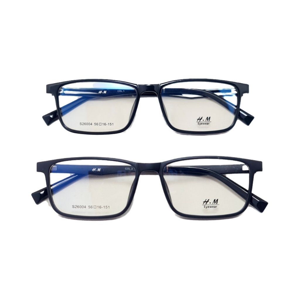 Frame Kacamata H.M S26004 56-16-151 elastis flexibel lentur