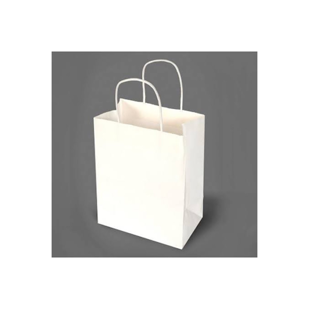 PAPERBAG PUTIH POLOS PAPER BAG KERTAS POLOS