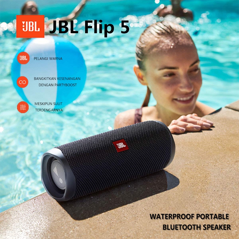 JBL Flip 5 Waterproof Wireless Portable Bluetooth Speaker Garansi 1 Tahun Speaker Mini Bluetooth Ori