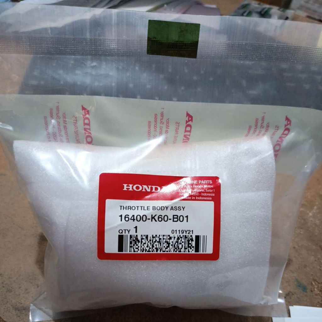 THROTTLE BODY ASSY HONDA VARIO 125 ESP 2015-2018 ASLI ORIGINAL AHM HGP (16400-K60-BO1)