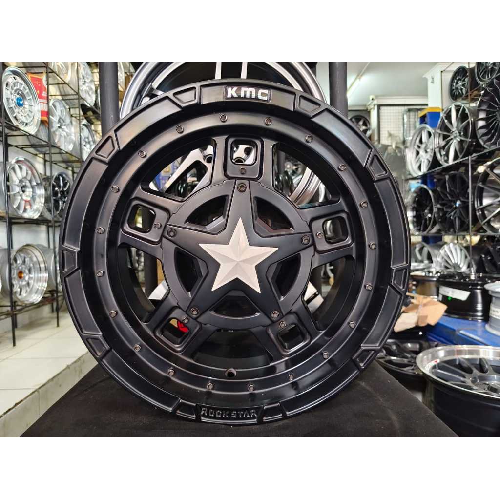 Velg KMC Rock Star Ring16x8 untuk mobil Daihatsu Feroza, Taft,Suzuki Jimny
