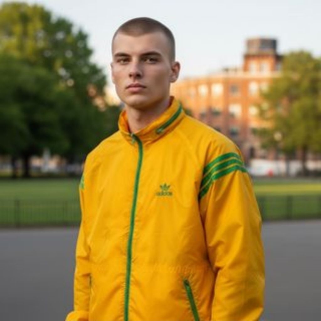 Adidas Casual Descente 70S Brazilian Windbreaker Hidden Hoodie