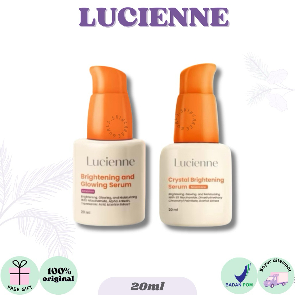 Lucienne Brightening and Glowing Serum - Serum Pemutih Wajah | Serum Glowing |  Lucienne Crystal Bri
