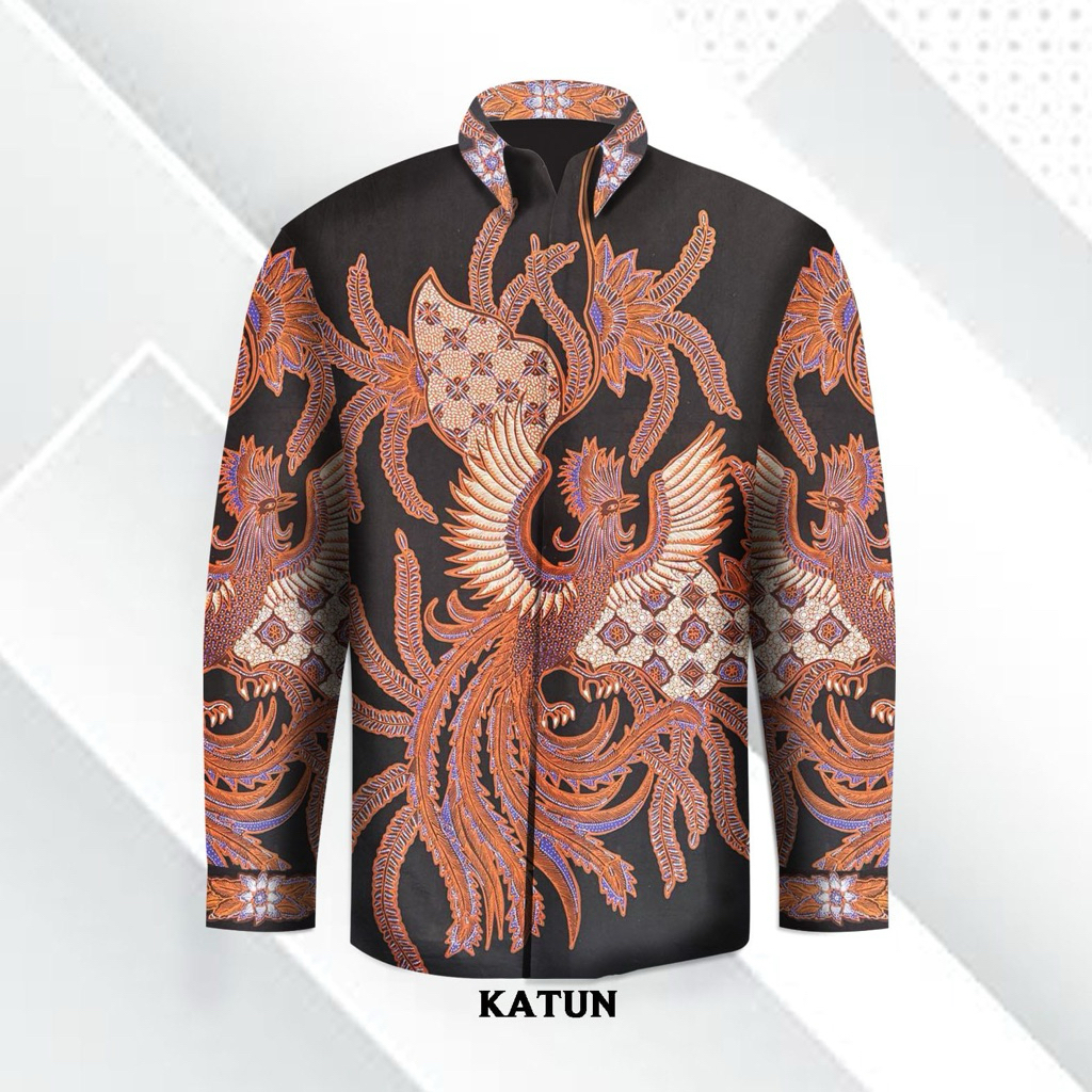 Kain batik tulis katun kemeja pria