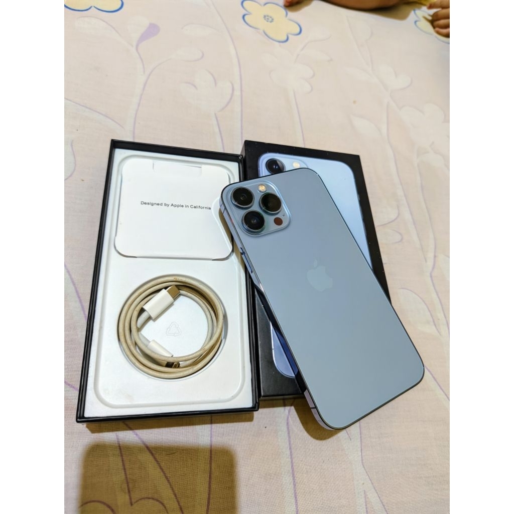 iPhone 13 Pro Max 256gb ibox mesin segel kamera original