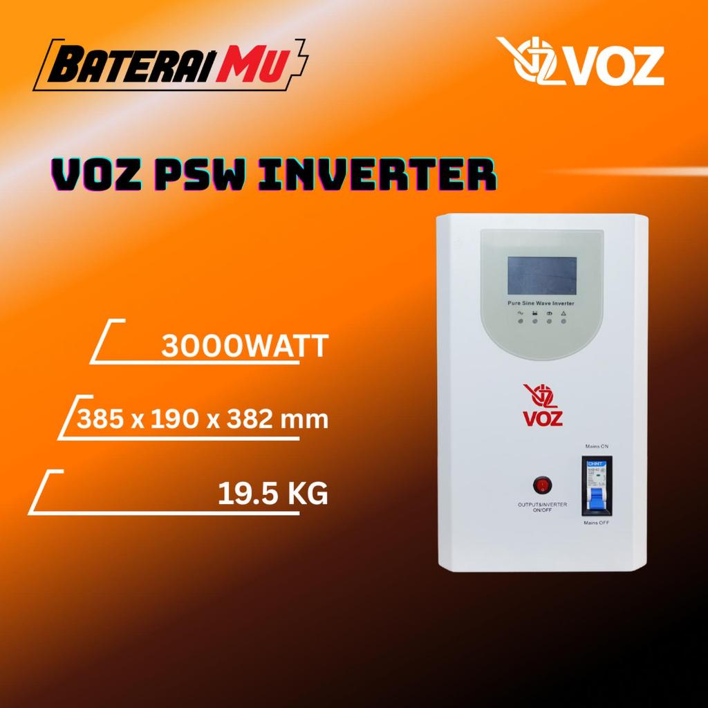 BateraiMu Voz PSW Inverter 3000W | Inverter PSW 3000W