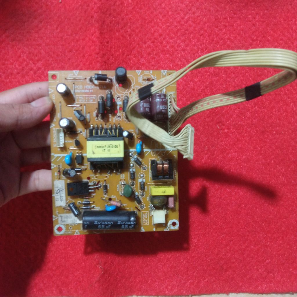 POLYTRON PLD24T811 PSU POWER SUPPLY / MODUL MESIN TV POLYTRON PLD 24T811