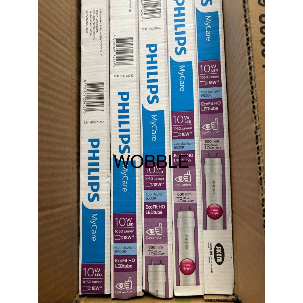 ECOFIT PHILIPS 10 W 60CM LAMPU TL LED PHILIPS LED T8 LED TL ECOFIT PHILIPS 10W 10 WATT 60CM