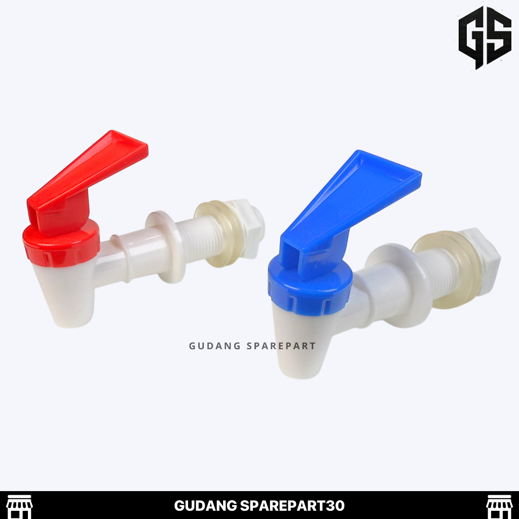 Kran Guci / Kran Air Minum Pencetan Galon Aqua Universal Bahan Tebal + Karet Seal / Kran Dispenser /