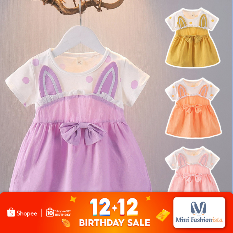 dress anak perempuan baju anak perempuan 1 tahun baju bayi perempuan dress bayi  gaun anak perempuan
