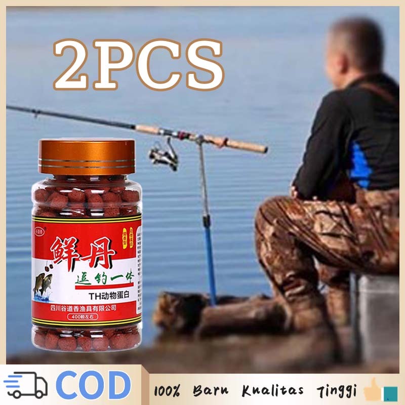 Pelet Umpan Mancing 2 Botol Umpan Ikan Pelet Umpan Pancing Umpan Mancing Ikan Mas