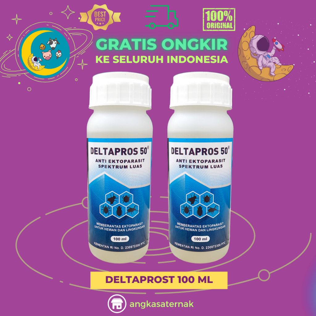 DELTAPROS 100ML VADCO - Obat Pembasmi Lalat & Larva Lalat Caplak Kutu Pinjal Pada Sapi Paling Ampuh