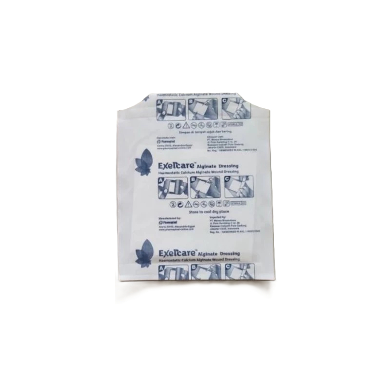 Exelcare Alginate Dressing 10x10cm Satuan 1 pc - Wound Dressing [Majapahit]