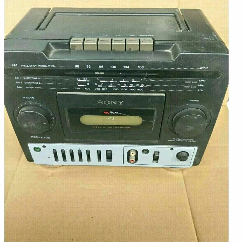 head sony radio tape