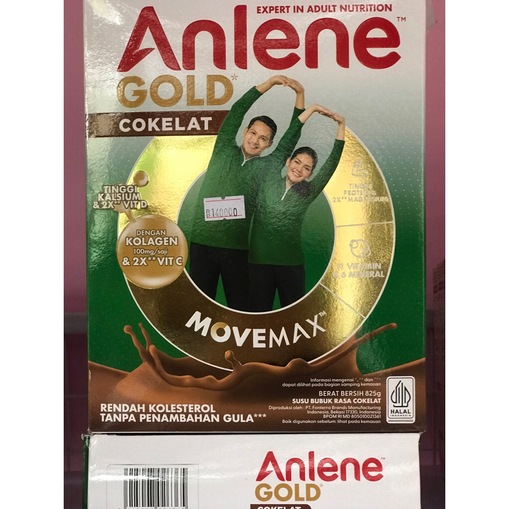 anlene gold coklat 825 g