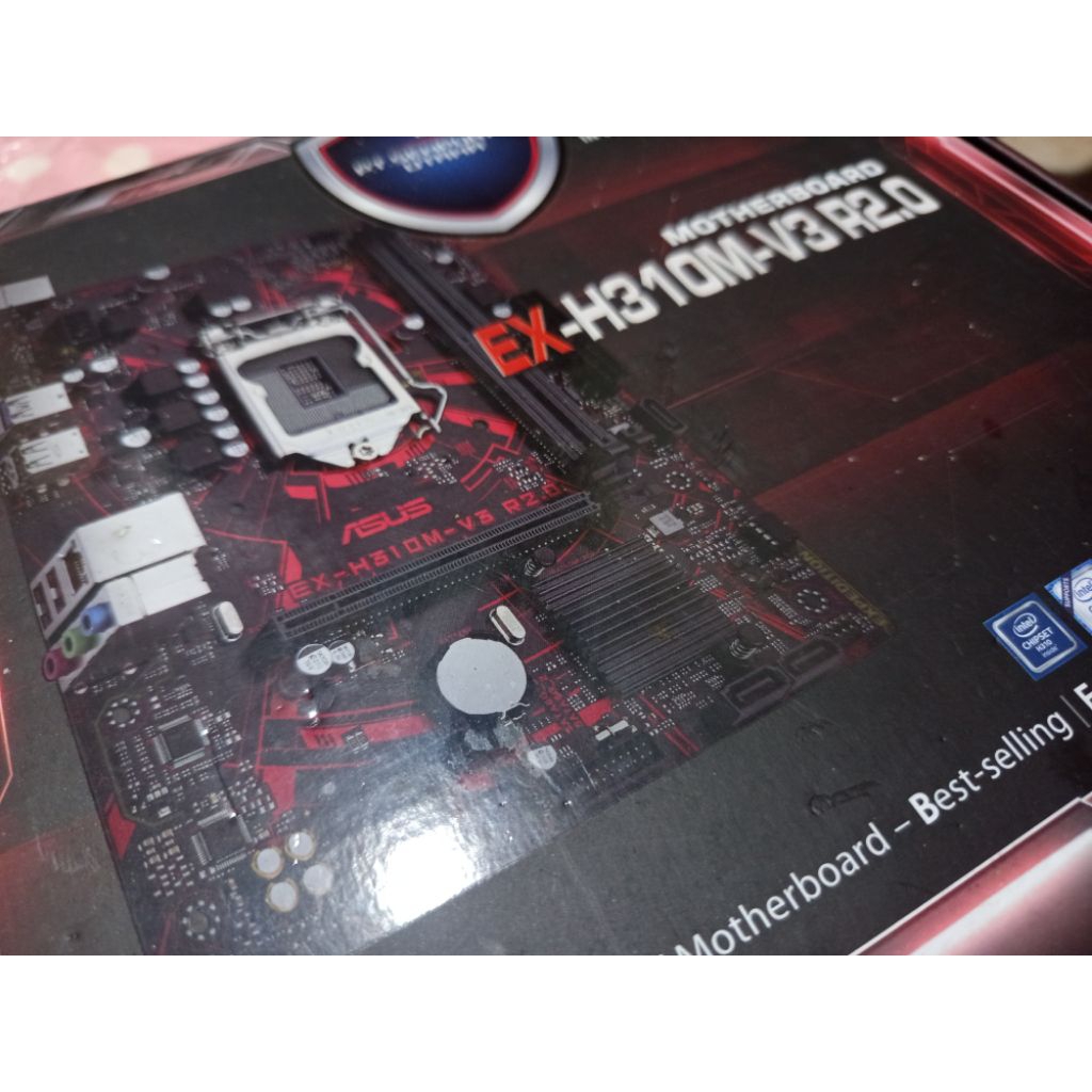 H310m merk Asus lengkap box