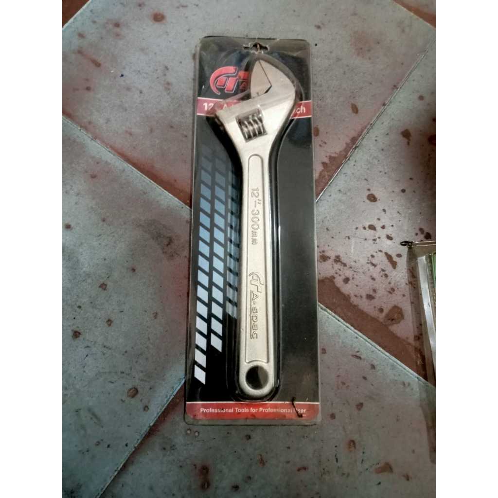 Kunci inggris 12" ASPEC/kunci inggris 12"/kunci serbaguna 12"