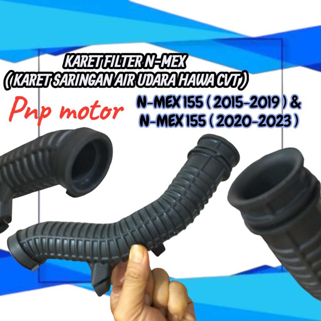 karet filter udara selang  pipa selang saringa hawa cvt box filter Yamaha nmax new/ aerox 155 B6H Ka
