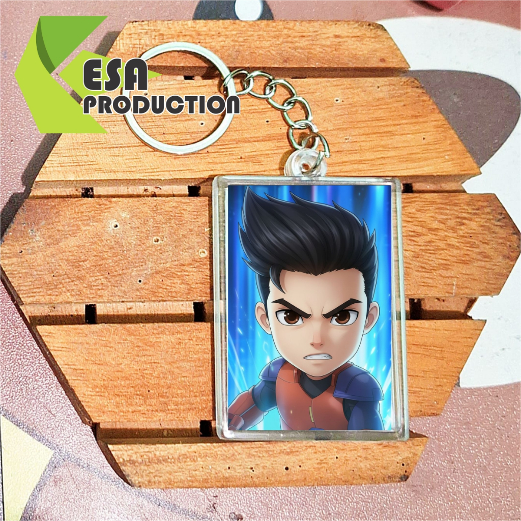 Gantungan Kunci Insert Paper Ejen Ali V1